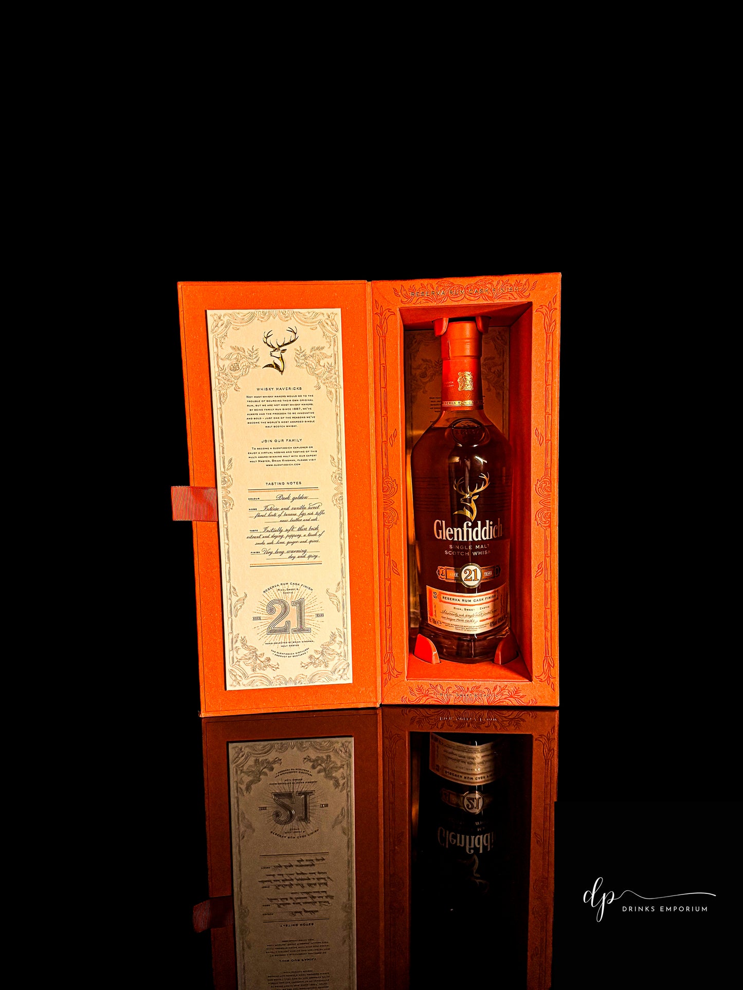 Glenfiddich Aged 21 Years Old Reserva Rum Cask Finish