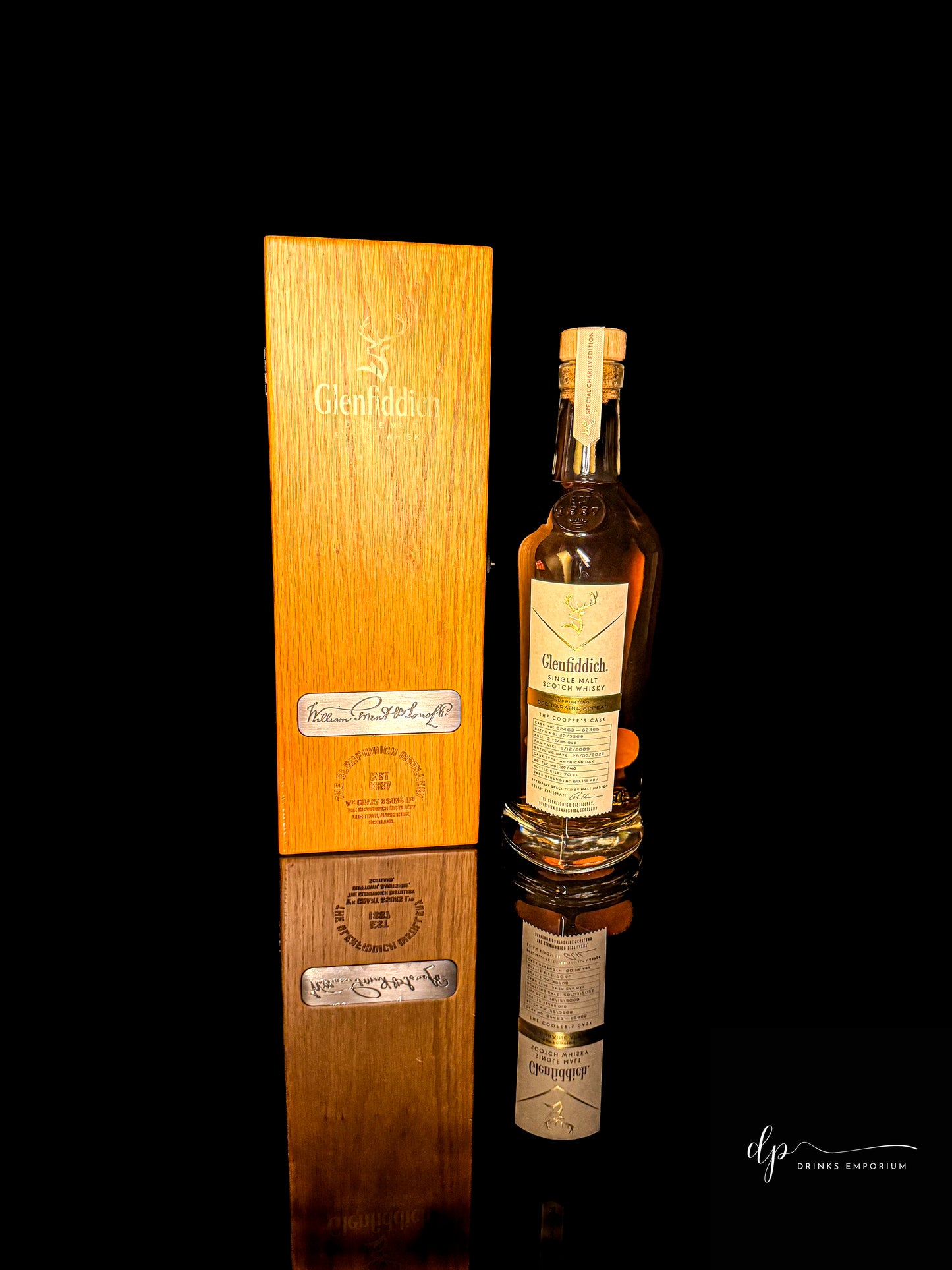 Glenfiddich The Coopers Cask Aged 12 Year Old - Special Charity Edition Supporting the Ukraine Appeal