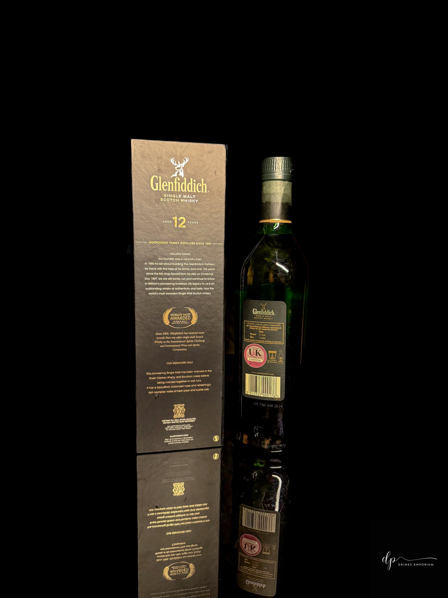 Glenfiddich 12 Years Old Beautifully Balanced in Gift Box