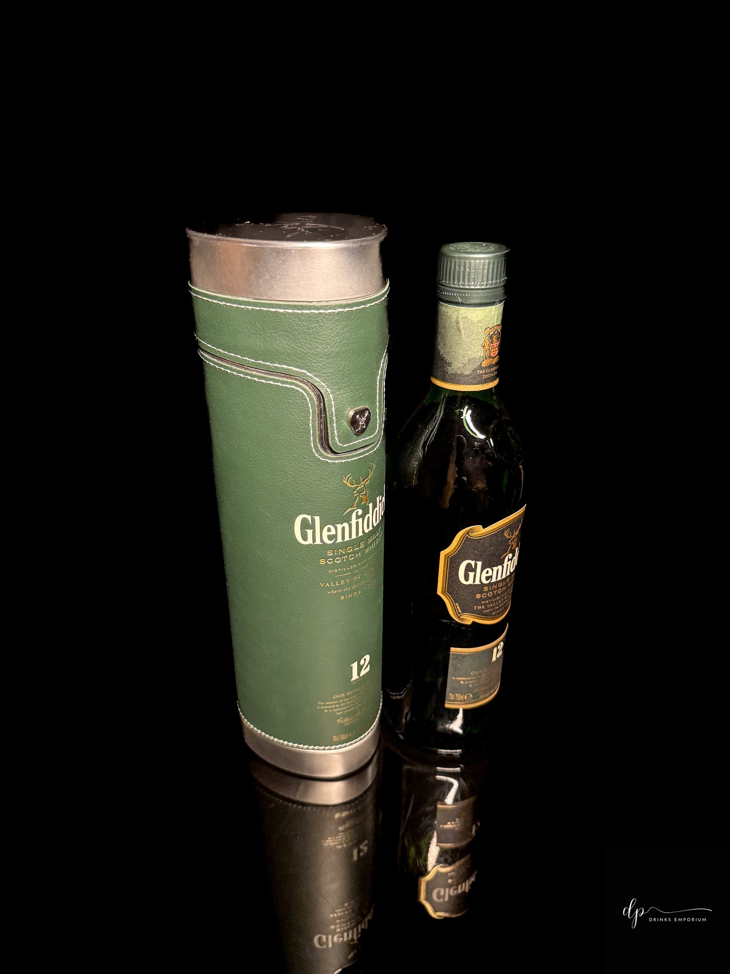 Glenfiddich Valley of the Deer in Leather Gift Tin