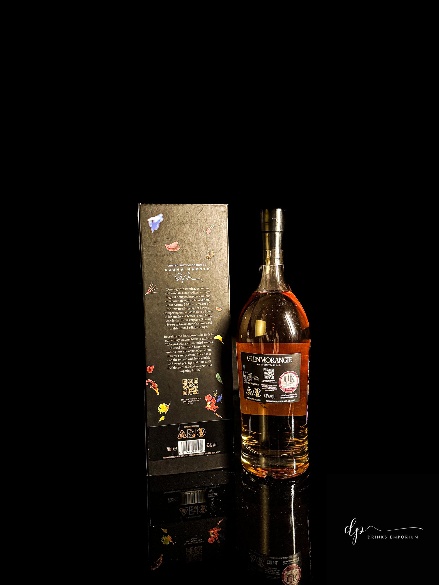 Glenmorangie Aged 18 Years - Extremely Rare Limited Edition Azuma Makoto