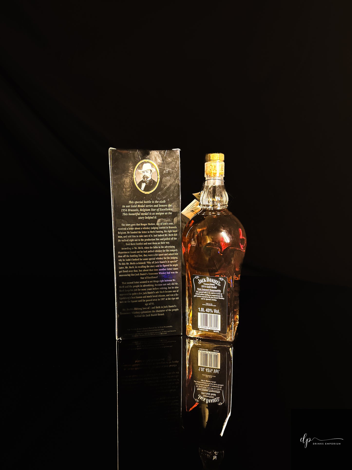 Jack Daniels Gold Medal Series 1954 Brussels, Belgium 1 Litre