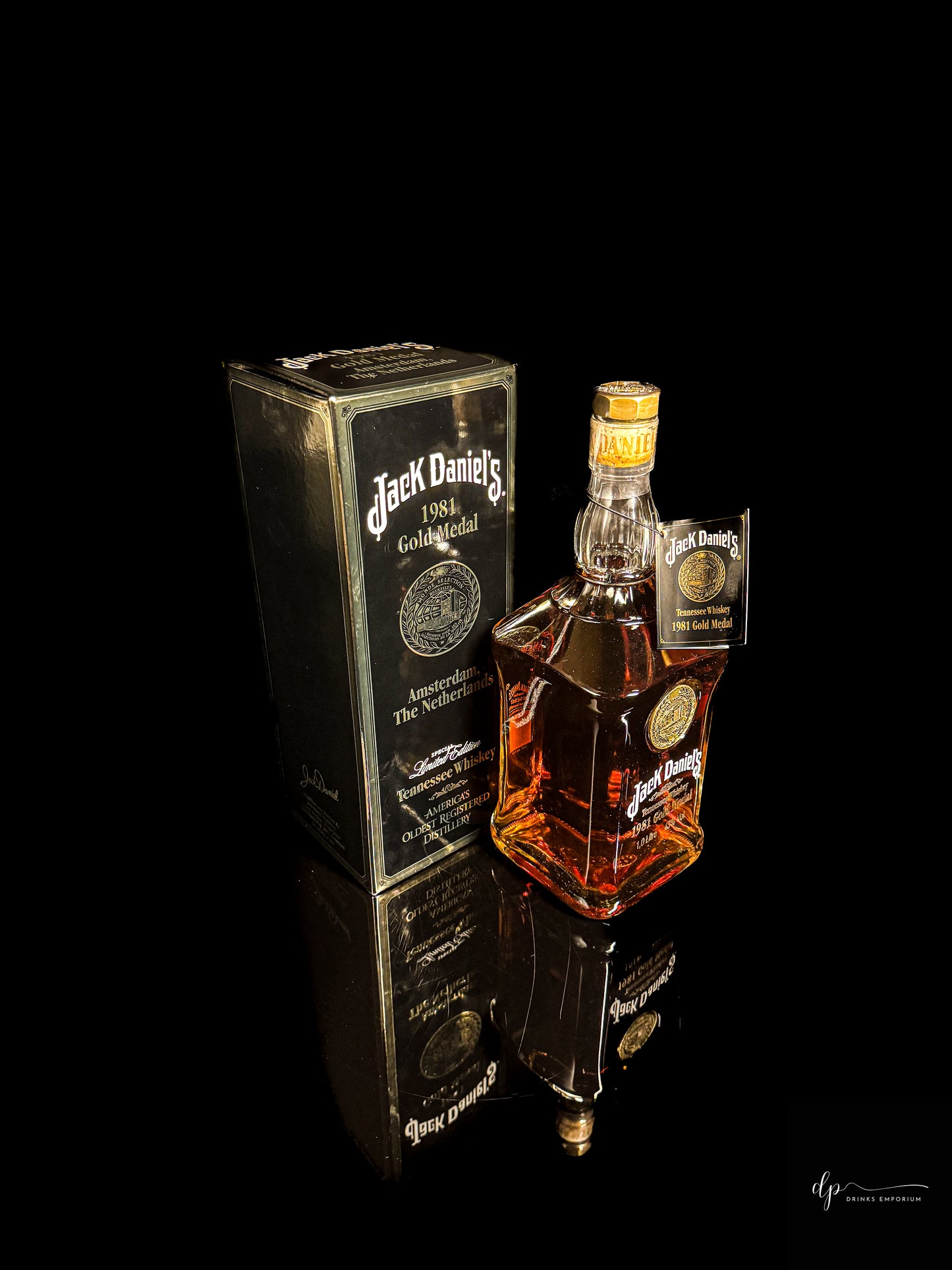 Jack Daniels Gold Medal Series 1981 Amsterdam, Netherlands 1 Litre