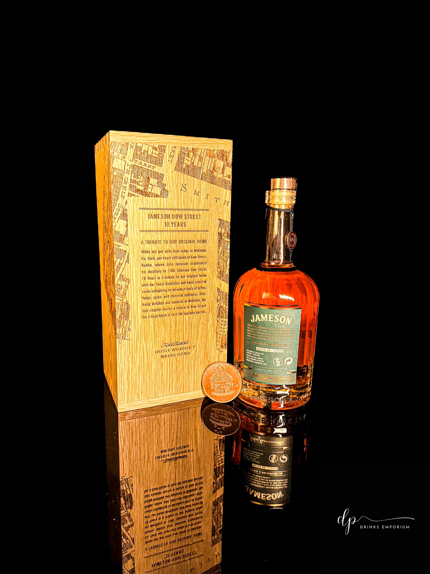 Jameson Bow Street 18 Years Old Cask Strength Irish Whisky