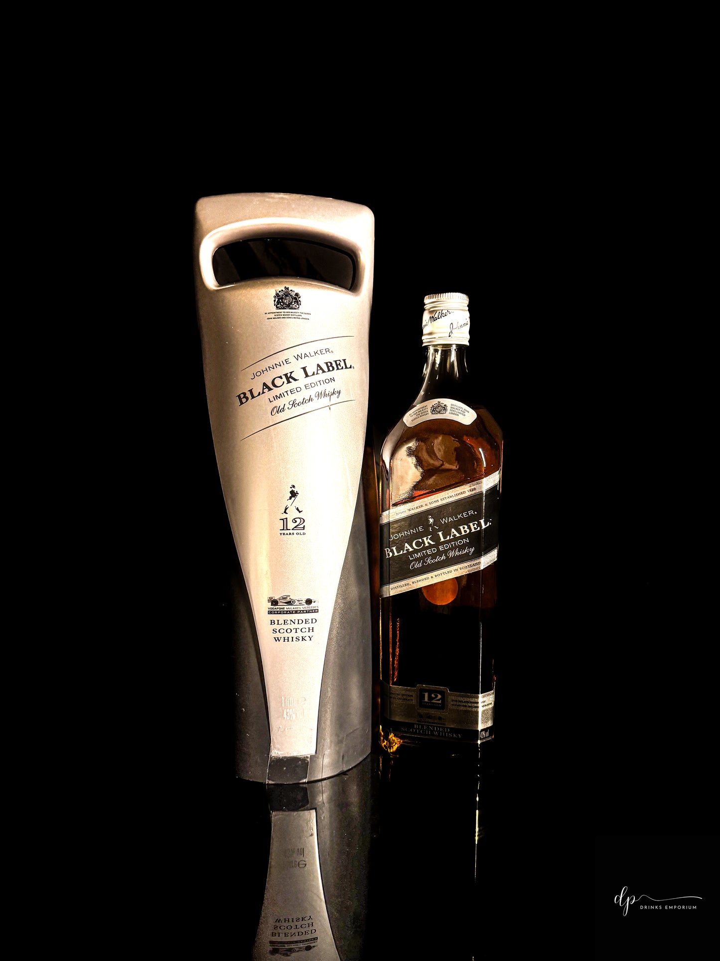 Johnnie Walker Black Label 12 Year Old Vodafone Mclaren Mercedes Edition 1 Litre