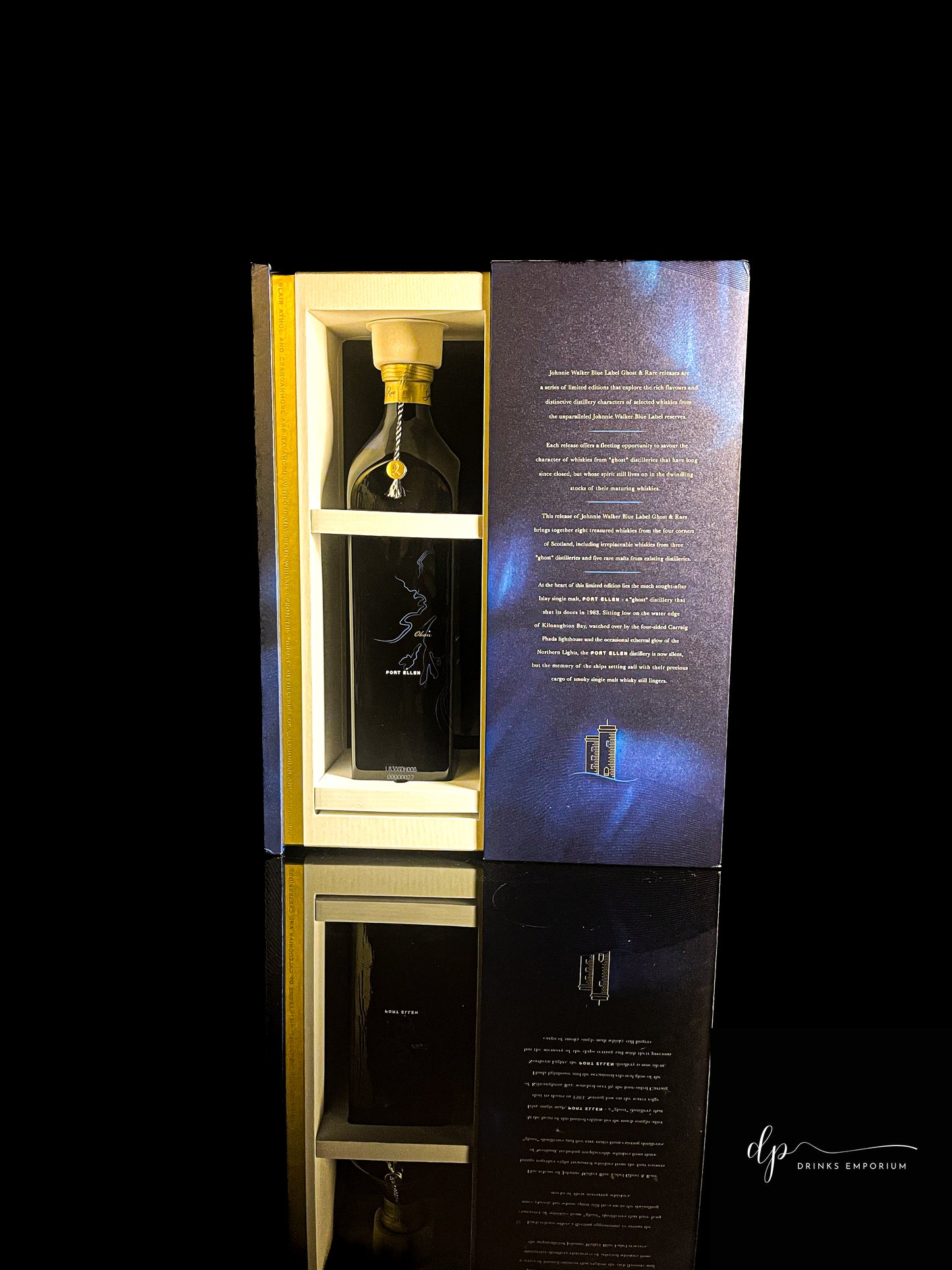 Johnnie Walker Ghost & Rare Special Blend Port Ellen and 7 Rare Whisky
