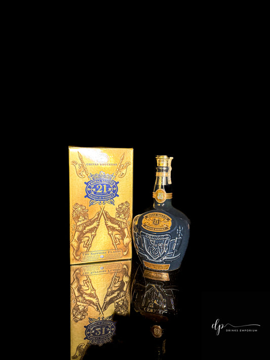 Royal Salute 21 Years Old Blended Scotch Whisky - The Sapphire Flagon