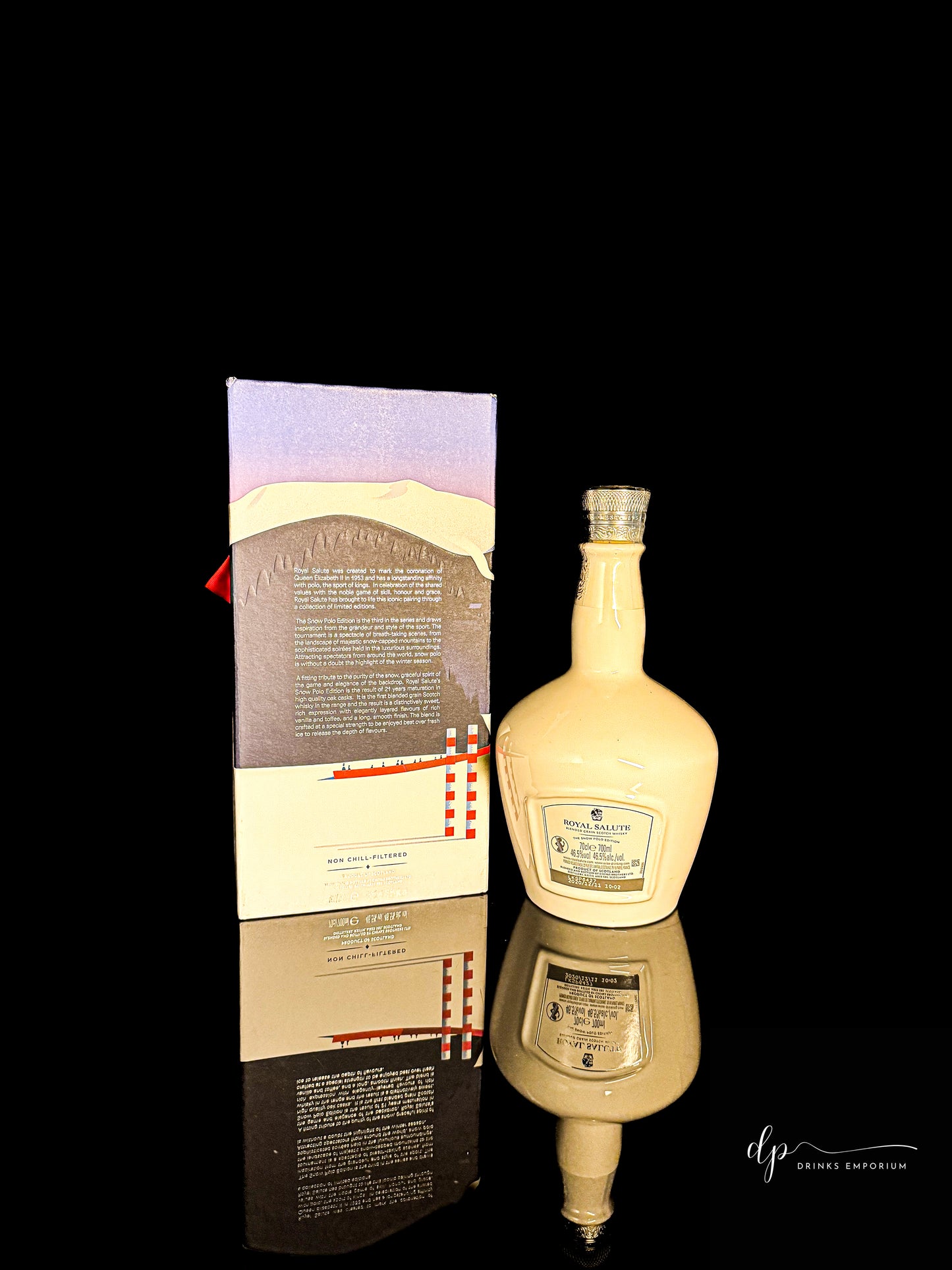 Royal Salute Blended Grain Scotch Whisky 21 Years Old - Snow Polo Edition
