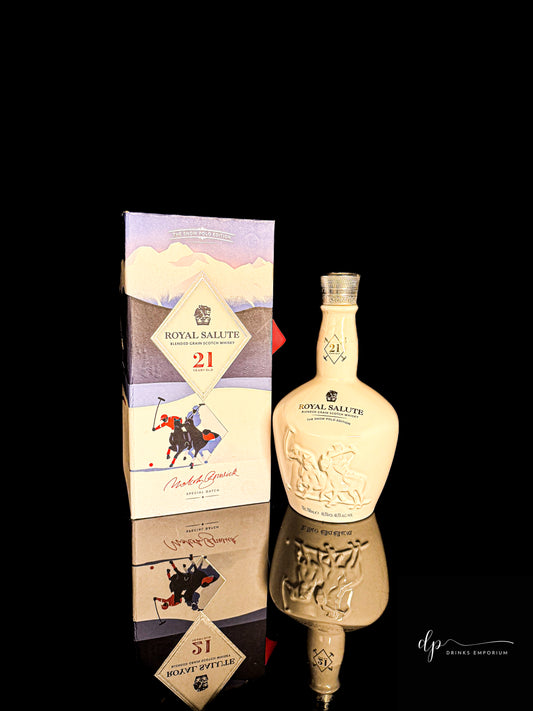 Royal Salute Blended Grain Scotch Whisky 21 Years Old - Snow Polo Edition