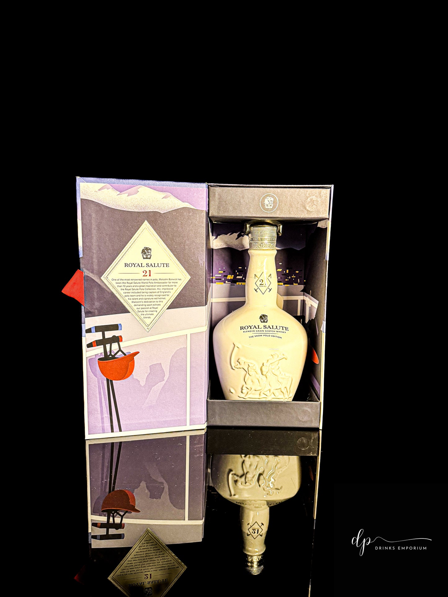 Royal Salute Blended Grain Scotch Whisky 21 Years Old - Snow Polo Edition