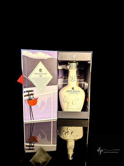 Royal Salute Blended Grain Scotch Whisky 21 Years Old - Snow Polo Edition